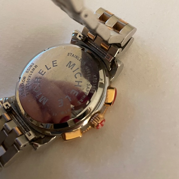 Michele two toned watch main image 4